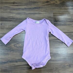 Carter's Soft Purple Long Sleeve Bodysuit
